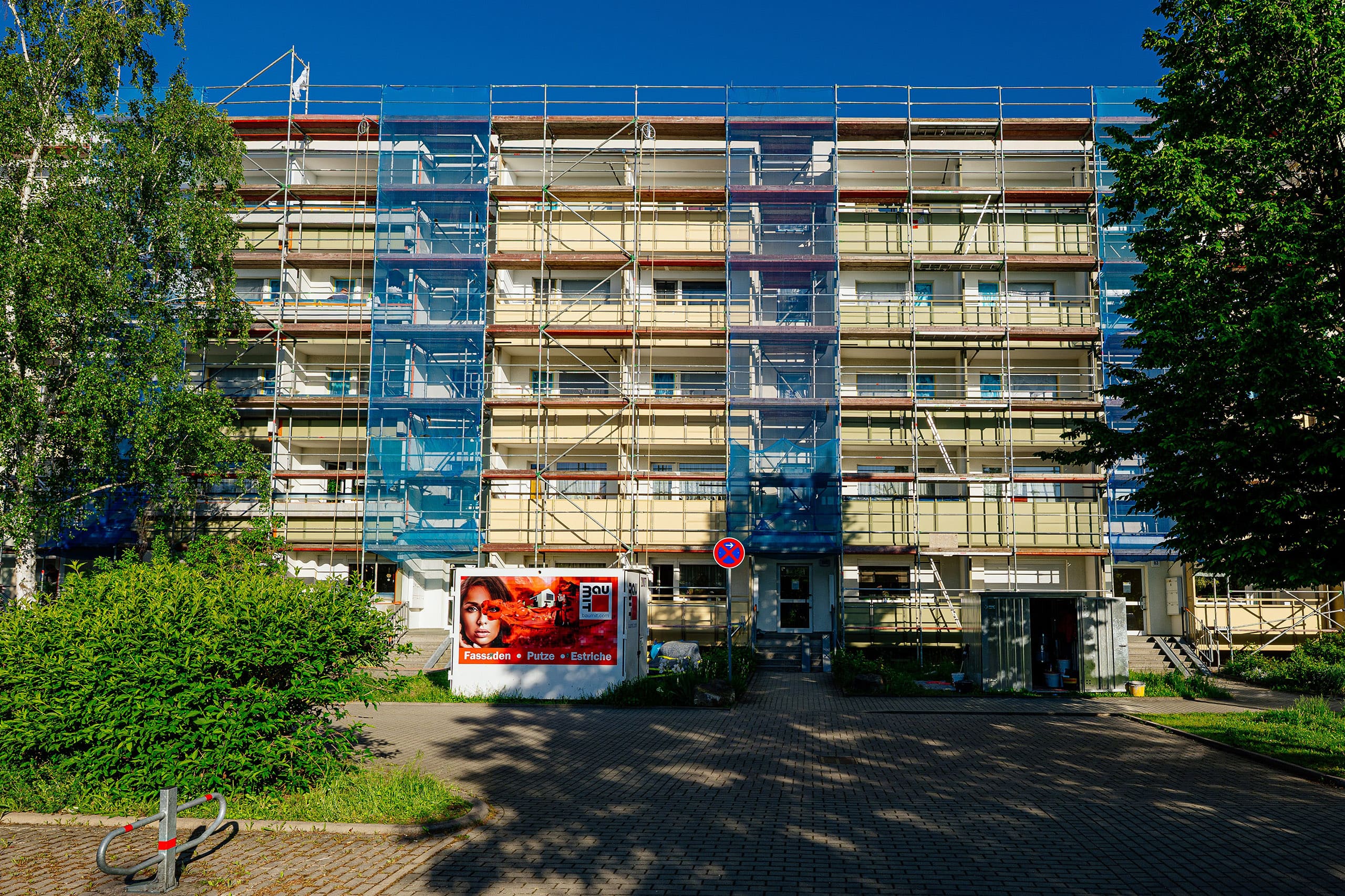 Fassadensanierung in der Herrmann-Brill-Straße