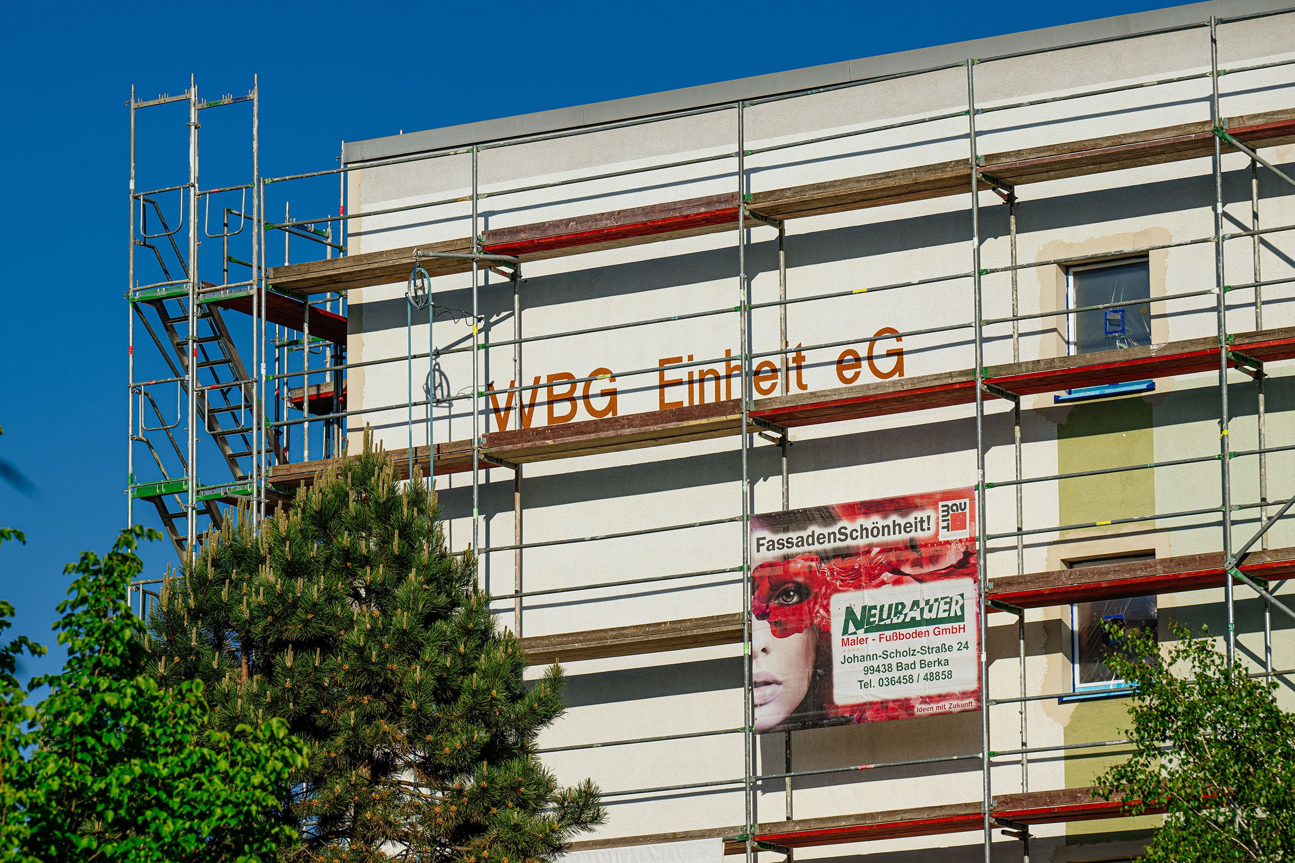 Fassadensanierung in der Herrmann-Brill-Straße