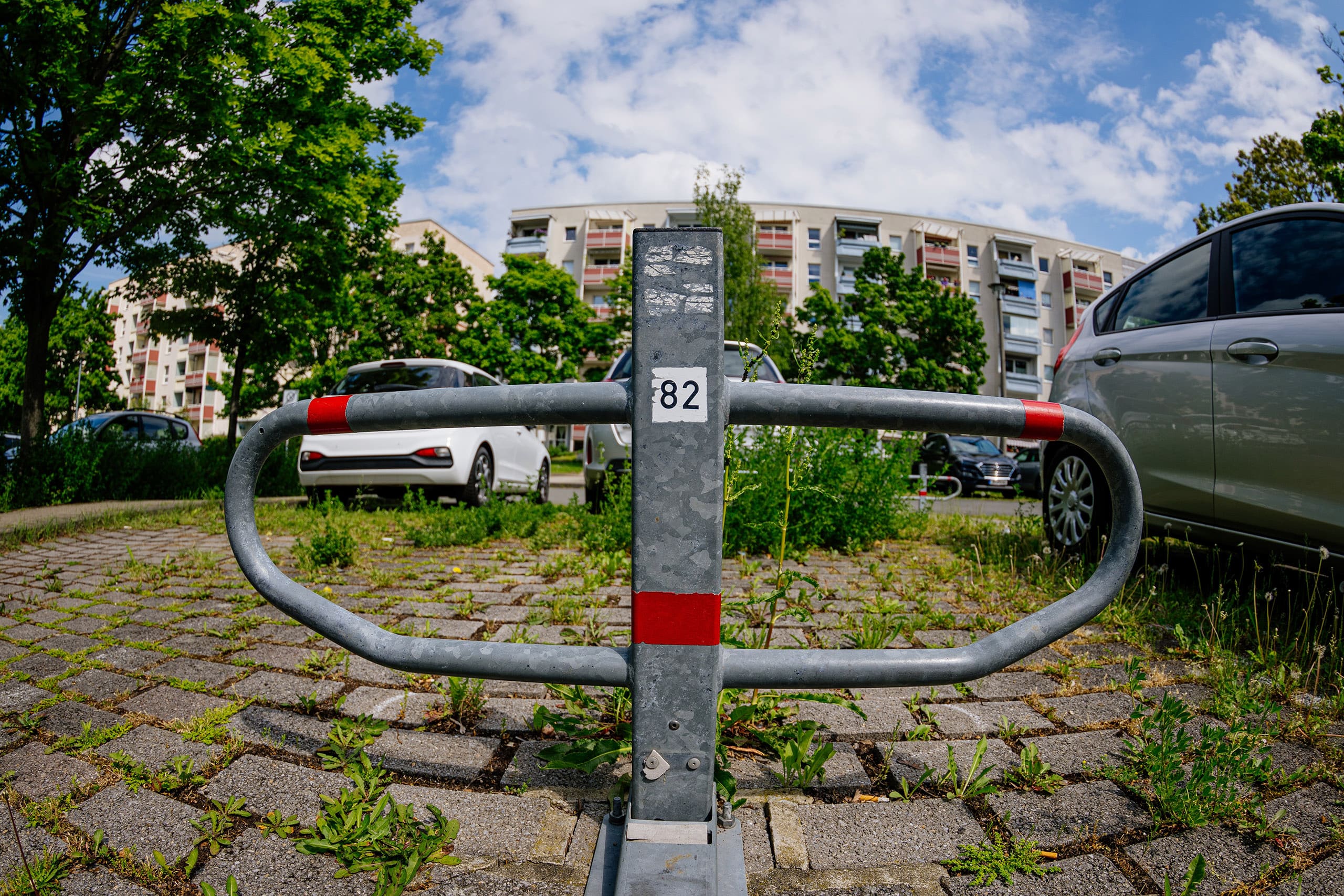 Parkplatzreinigung am Drosselberg