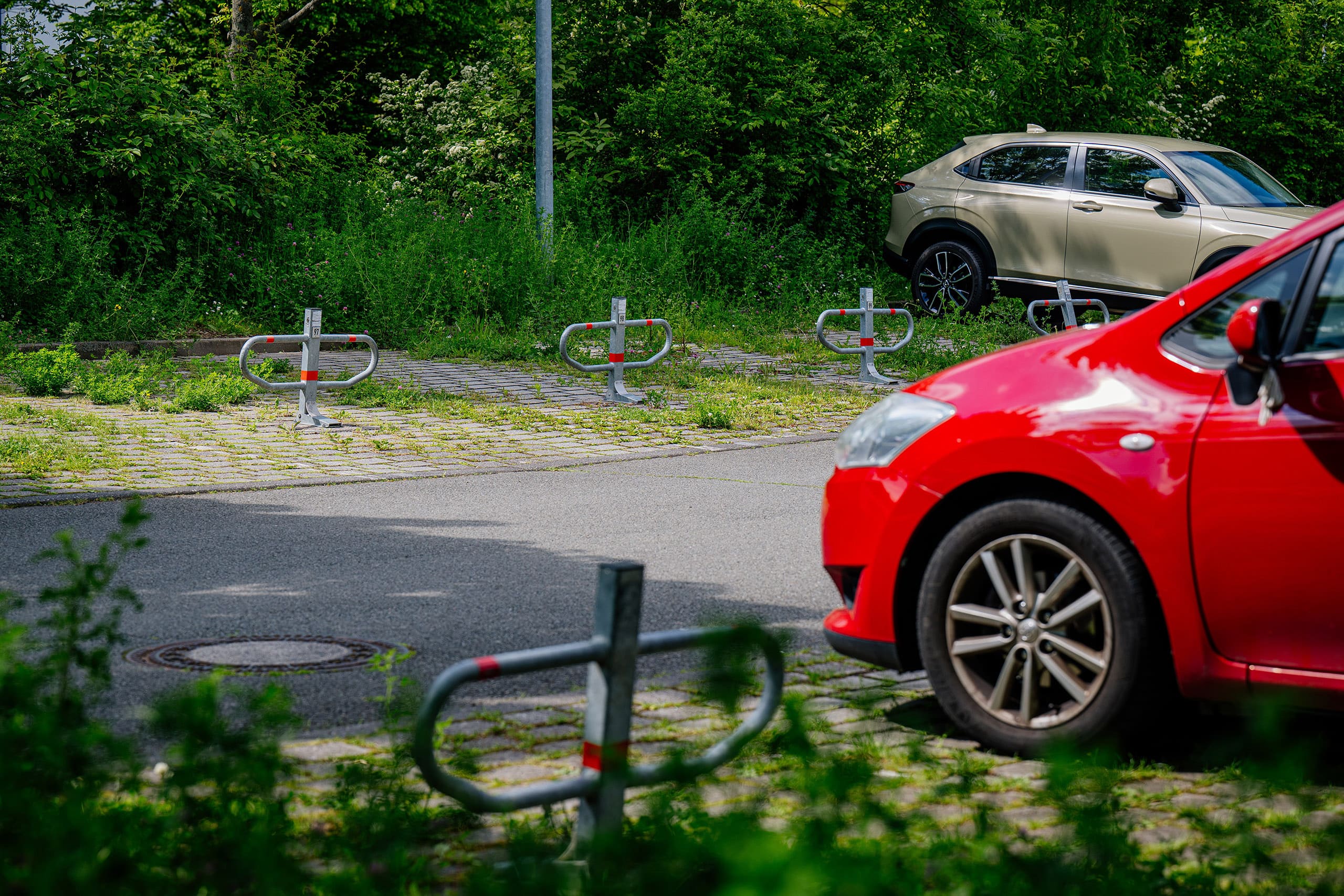 Parkplatzreinigung am Drosselberg