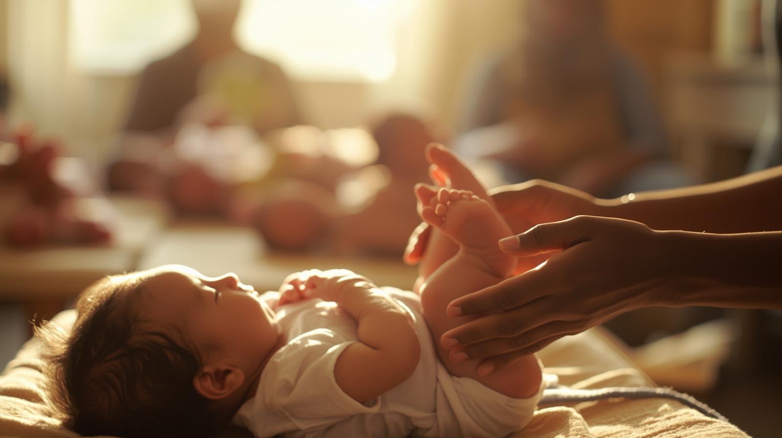 Babymassage mit Akupressur & Wohlfühltechniken